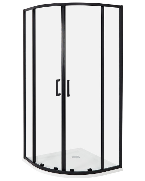 Kabina prysznicowa 90x90x185 cm czarna