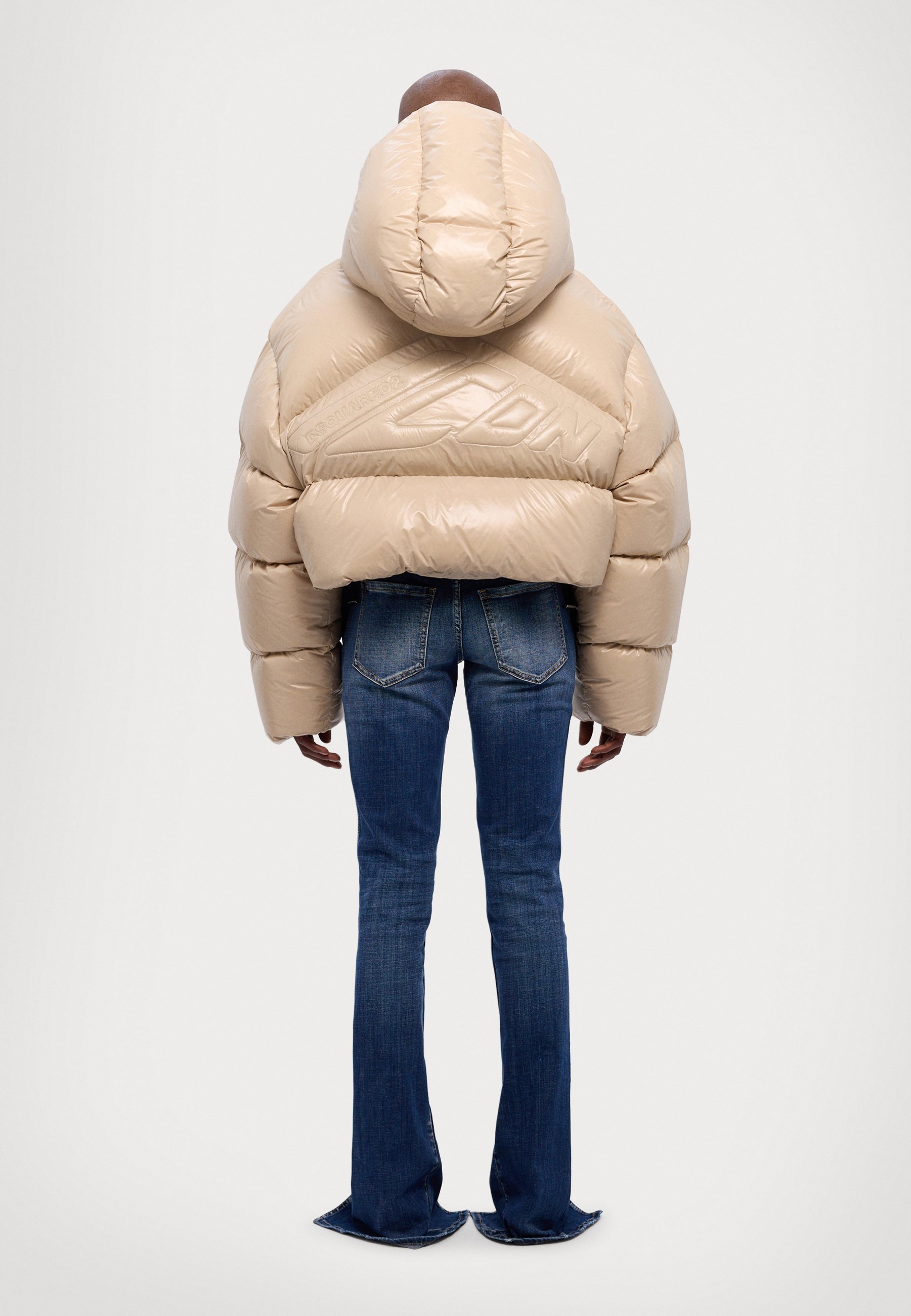DSQUARED2 ICON PUFFER KABAN - Donsjack - beige
