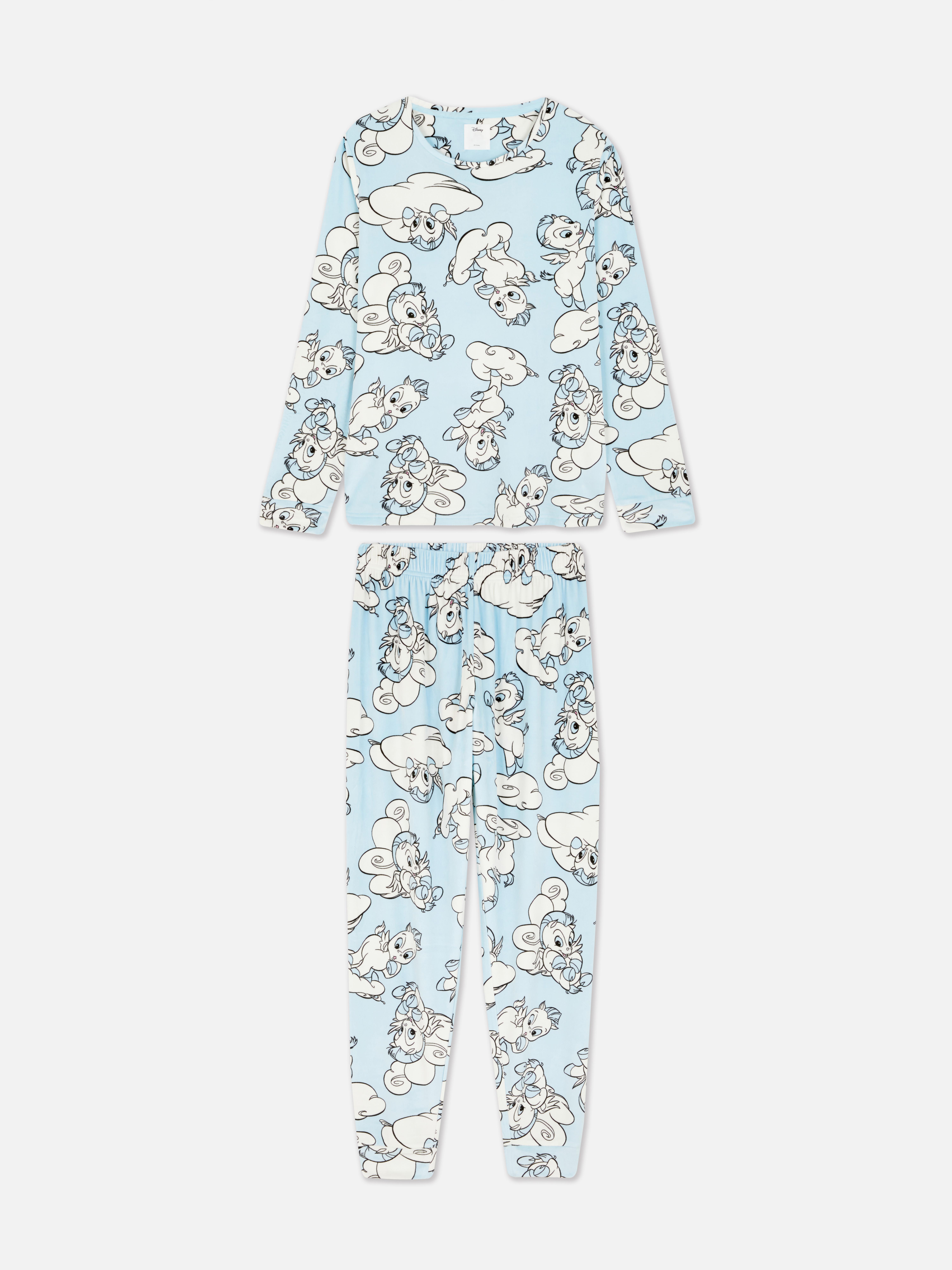 Pijamale din fleece cu mânecă lungă, cu personaje Disney. O pijama din fleece din două piese, cu personajele tale Disney preferate.