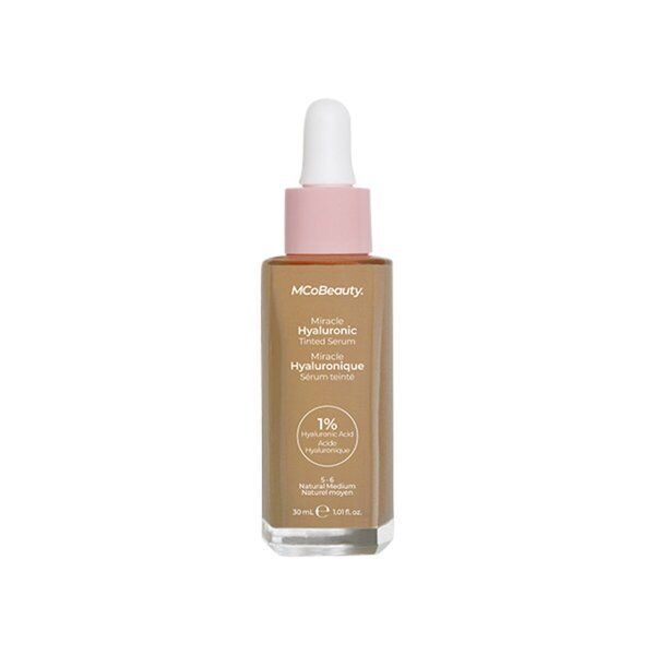 „MCoBeauty 5-6 Natural Medium“ stebuklingas hialurono rūgšties tonuotas serumas, 30 ml