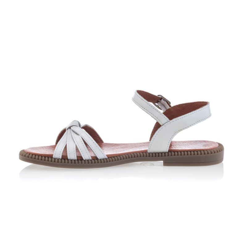 Sandalias blancas para mujer / Zapatos de punta abierta