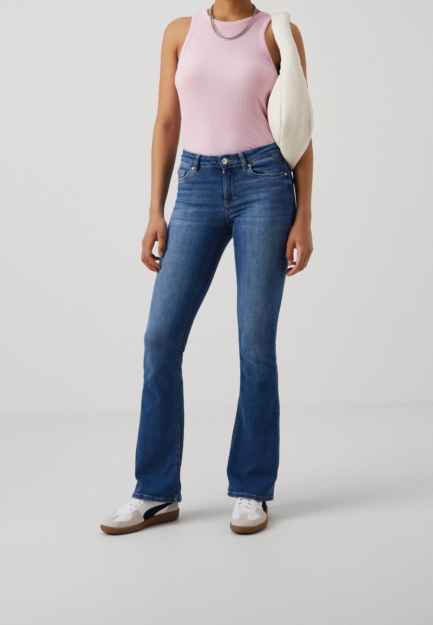 ONLY Flared Jeans - blauwe denim