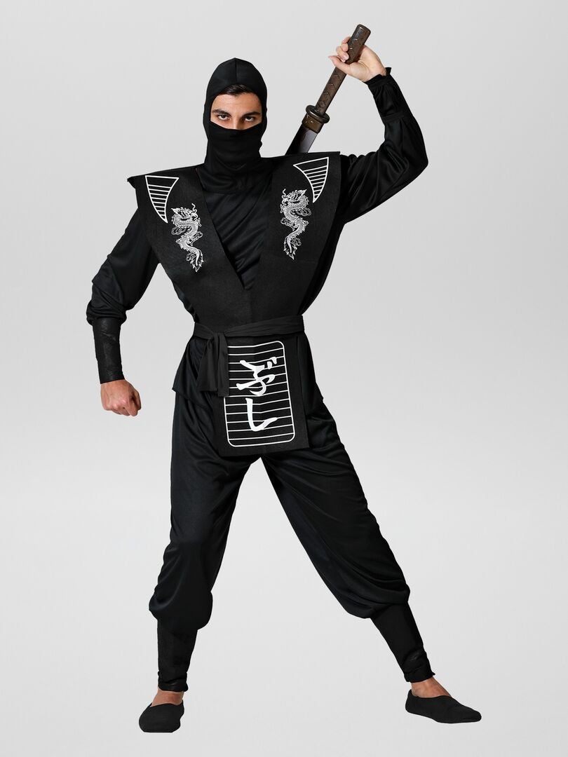 Ninja-kostuum - 3-delig - Zwart