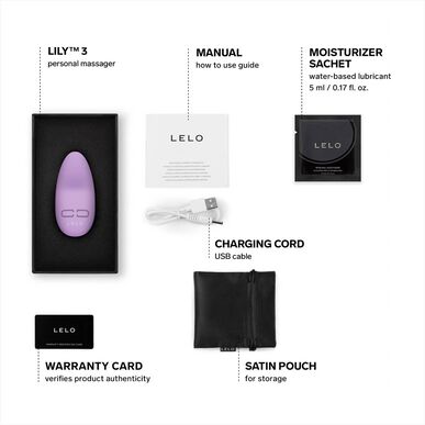 Lelo Mini Clitoris Vibrator Lily 3 Calm Lavender 1 kpl 1 kpl