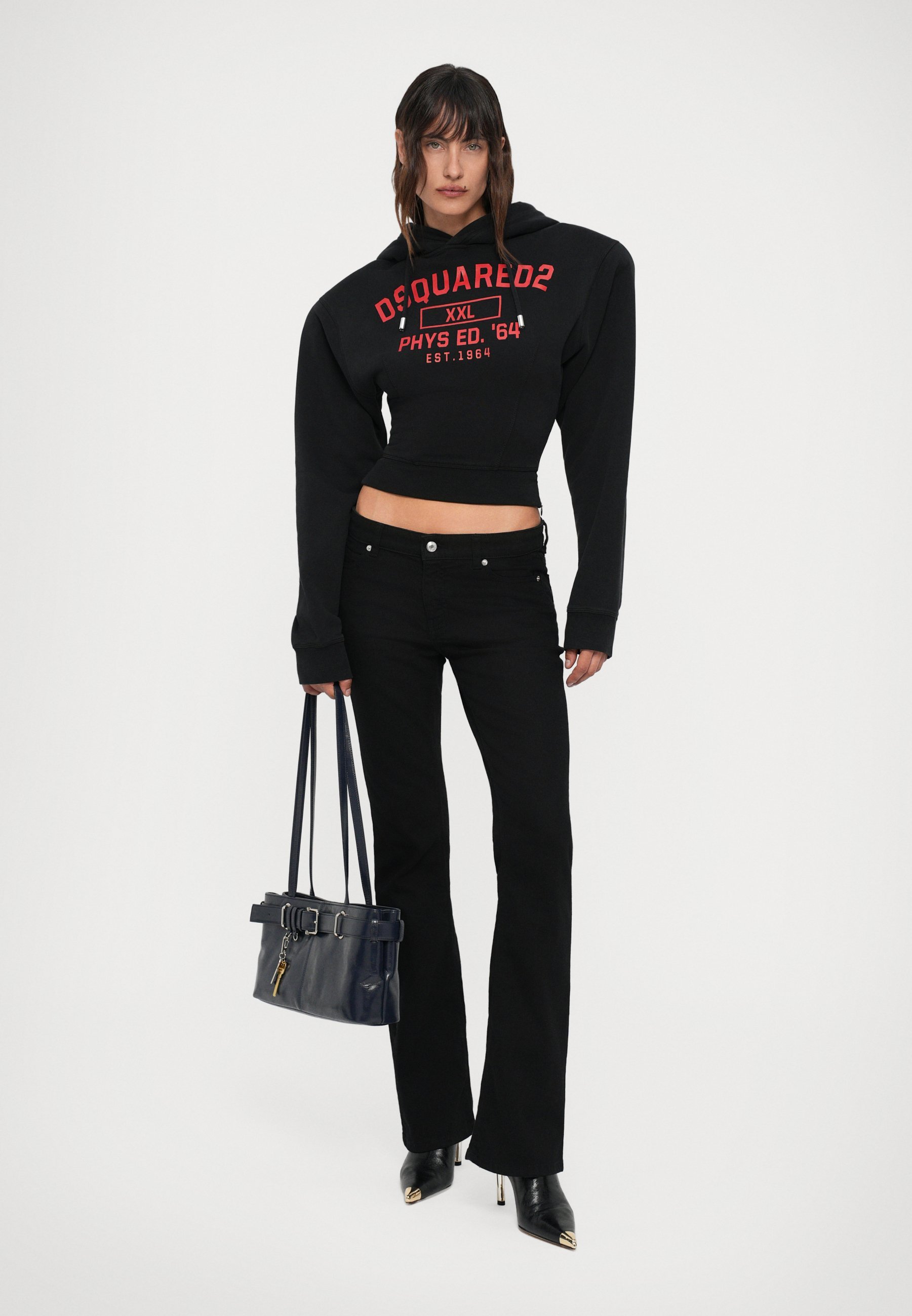 Dsquared2 Taillenenger Hoodie - Hoodie - schwarz
