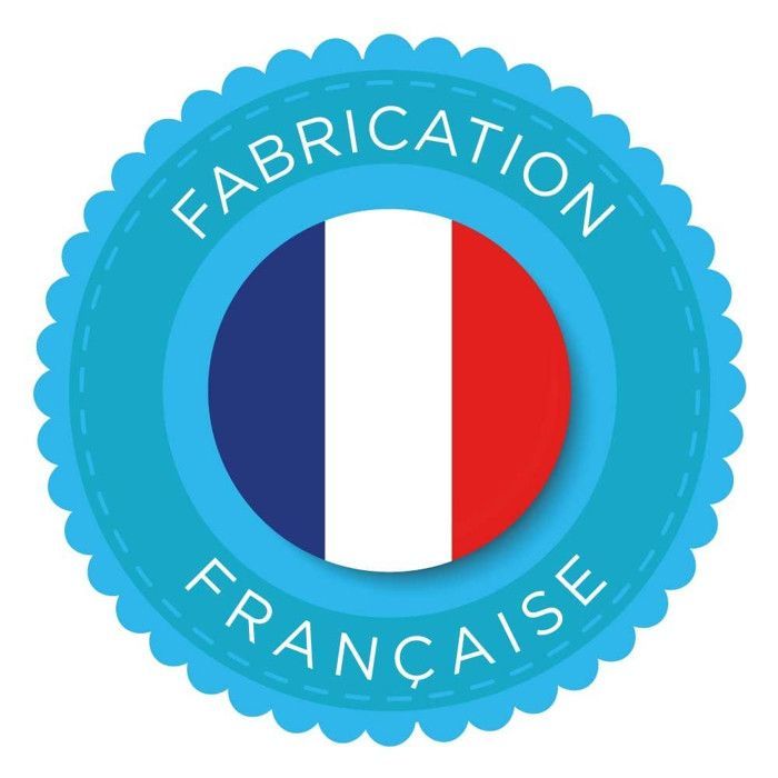 ALPES BLANC - Cojín cilíndrico de 90 cm - Antiácaros y antibacteriano - Suave y confortable - Funda de algodón - Fabricado en Francia