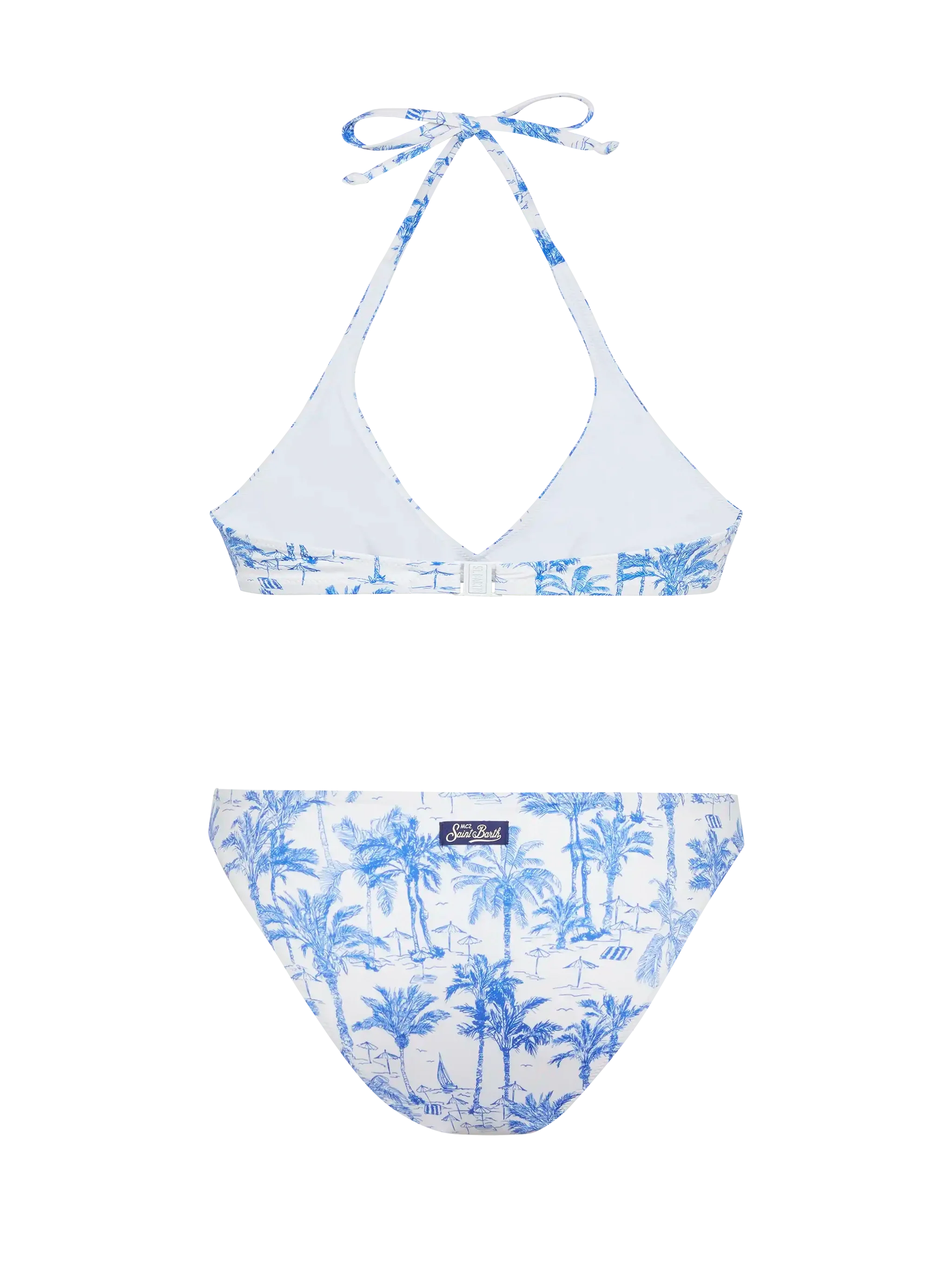 Gaia Maia bralette bikini met canvasprint van jouy