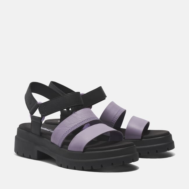 Sandalo a 3 Fasce London Vibe da Donna in viola