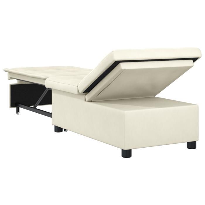 986046 y sofá cama 3 en 1, diván, convertible, en terciopelo color crema.