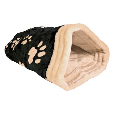 Trixie Jasira knuffeltas - Zwart/beige