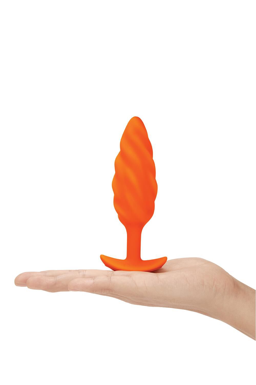 Tappo a spirale testurizzato B-Vibe arancione