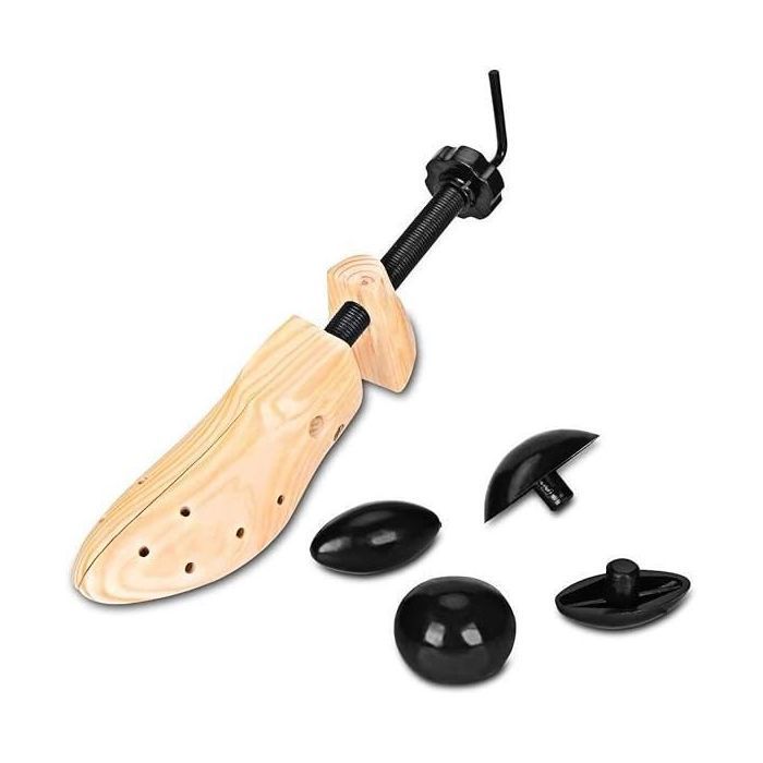Hormas para zapatos - BIGILANTUH - Talla M - Madera natural - Unisex - 14 agujeros de presión