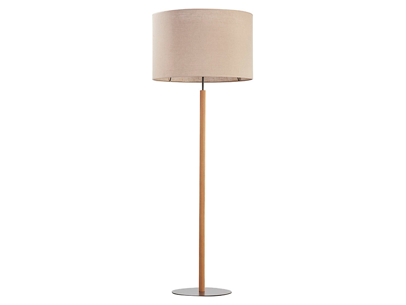 Lampa podłogowa Deva Nature tkaninowa beżowa