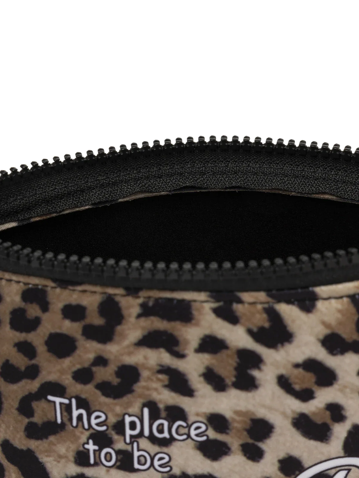 Aline Scuba Clutch mit Animal-Print