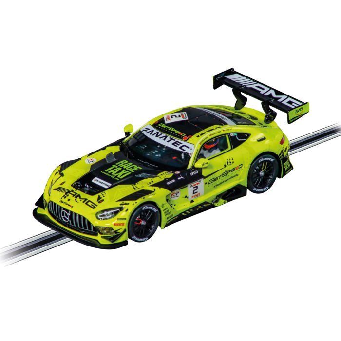 Autorama em escala 1:32 - Carrera Evolution - Mercedes-AMG GT3 Evo - Faróis e lanternas traseiras funcionais