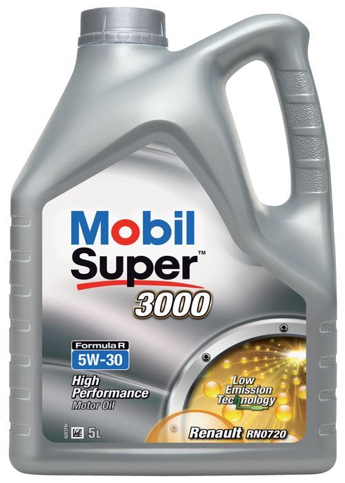 Huile moteur 5W-30 Synthétique - MOBIL - Super 3000 - Formula-R -bidon 5L -  haute performance