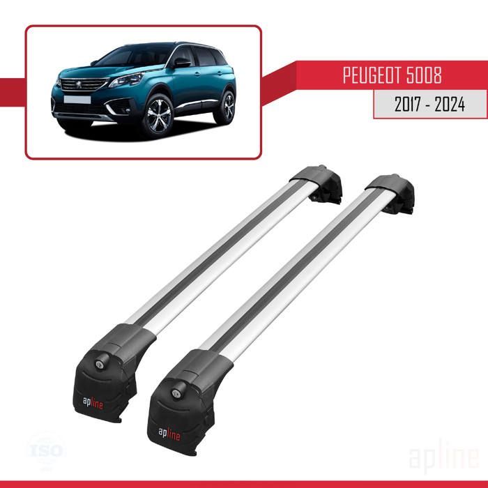 Barras de techo ACE-2 para Peugeot 5008 2017-2024 - Gris