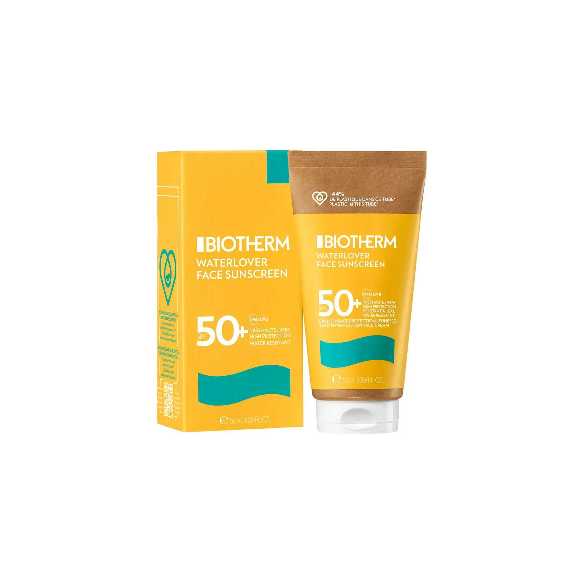 Waterlover Cremă de protecție solară pentru față SPF50 50 ml - Biotherm