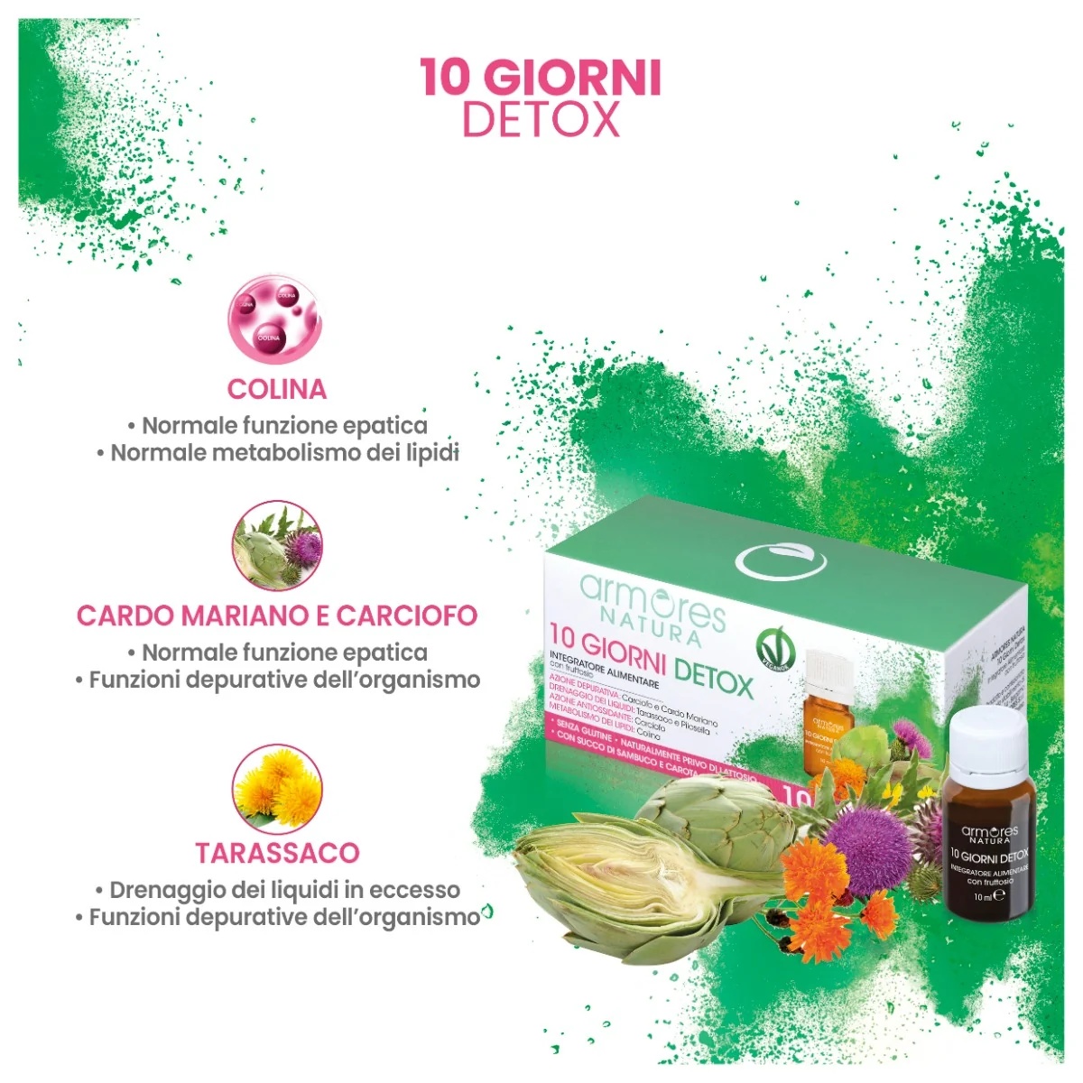 ARMORES NATURA Armores Natura 10-daagse detoxkuur 100 ml Veganistische samenstelling