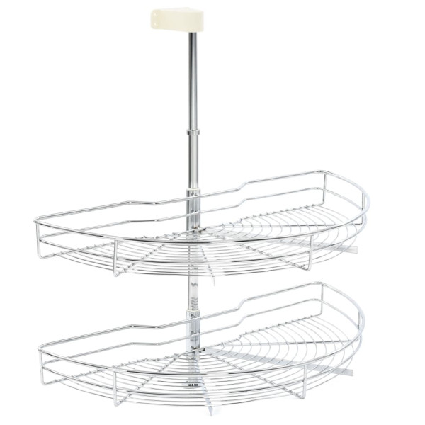 VidaXL Kosz druciany Srebrny 75 x 38 x 80 cm Metal