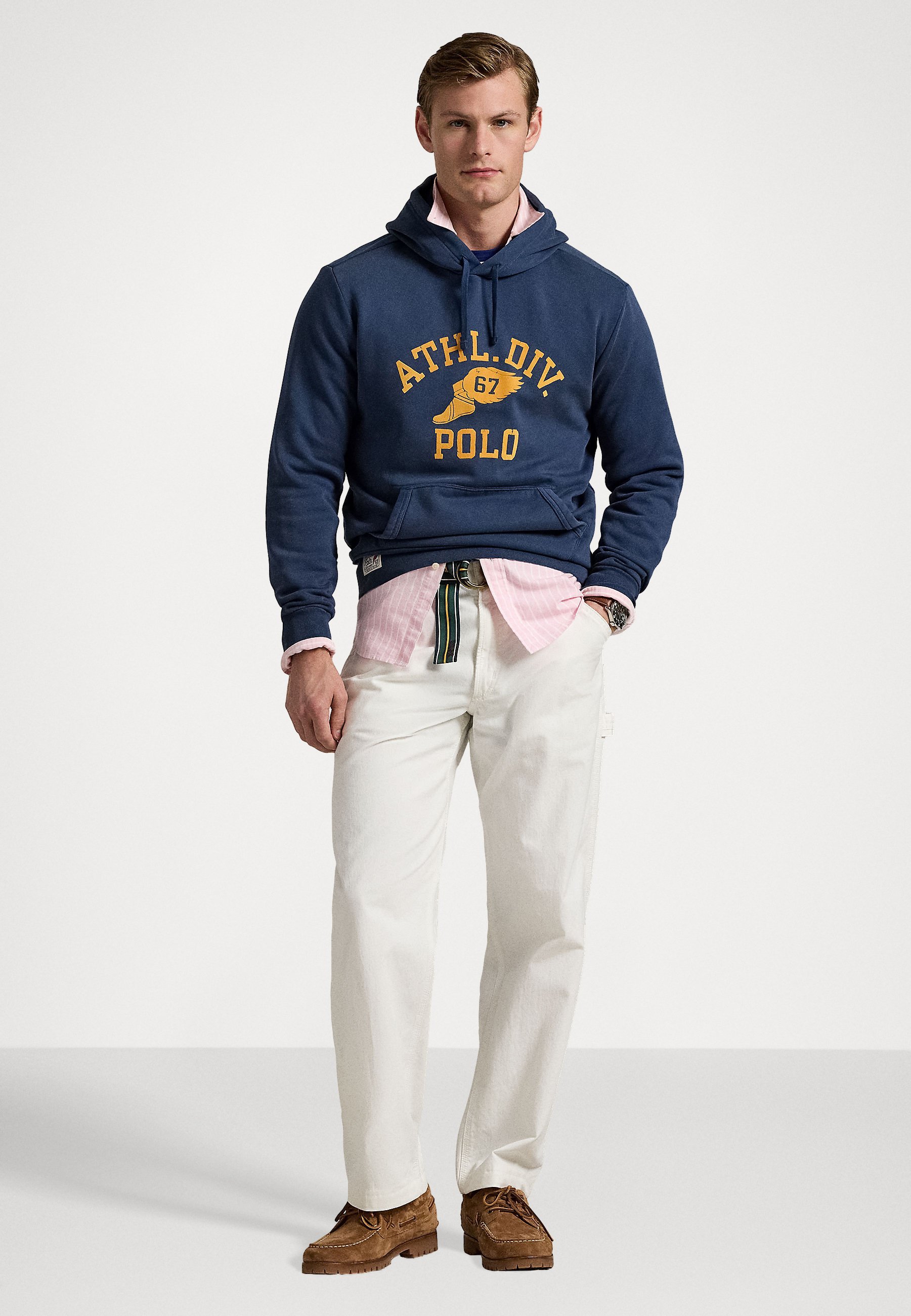 Polo Ralph Lauren LOGO HOODIE - Sweatshirt - rustiek marineblauw