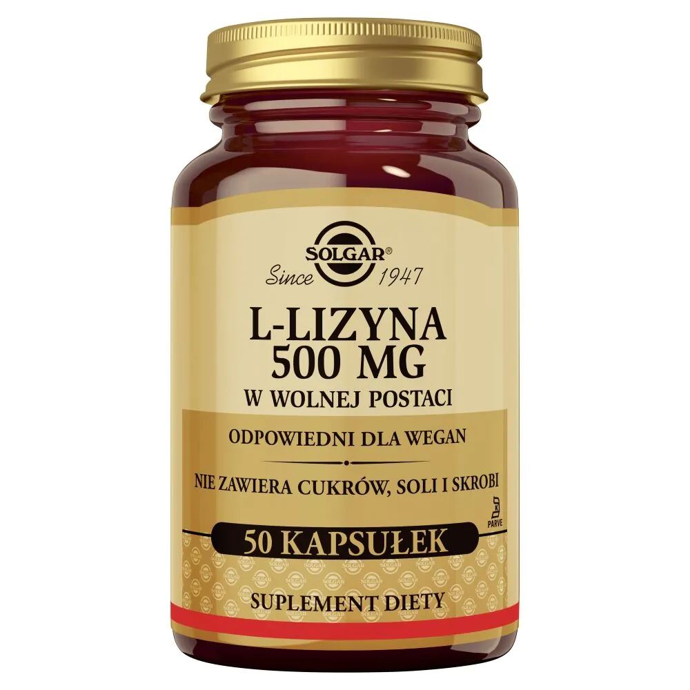 Solgar L-Lizyna 50 Kapsułek