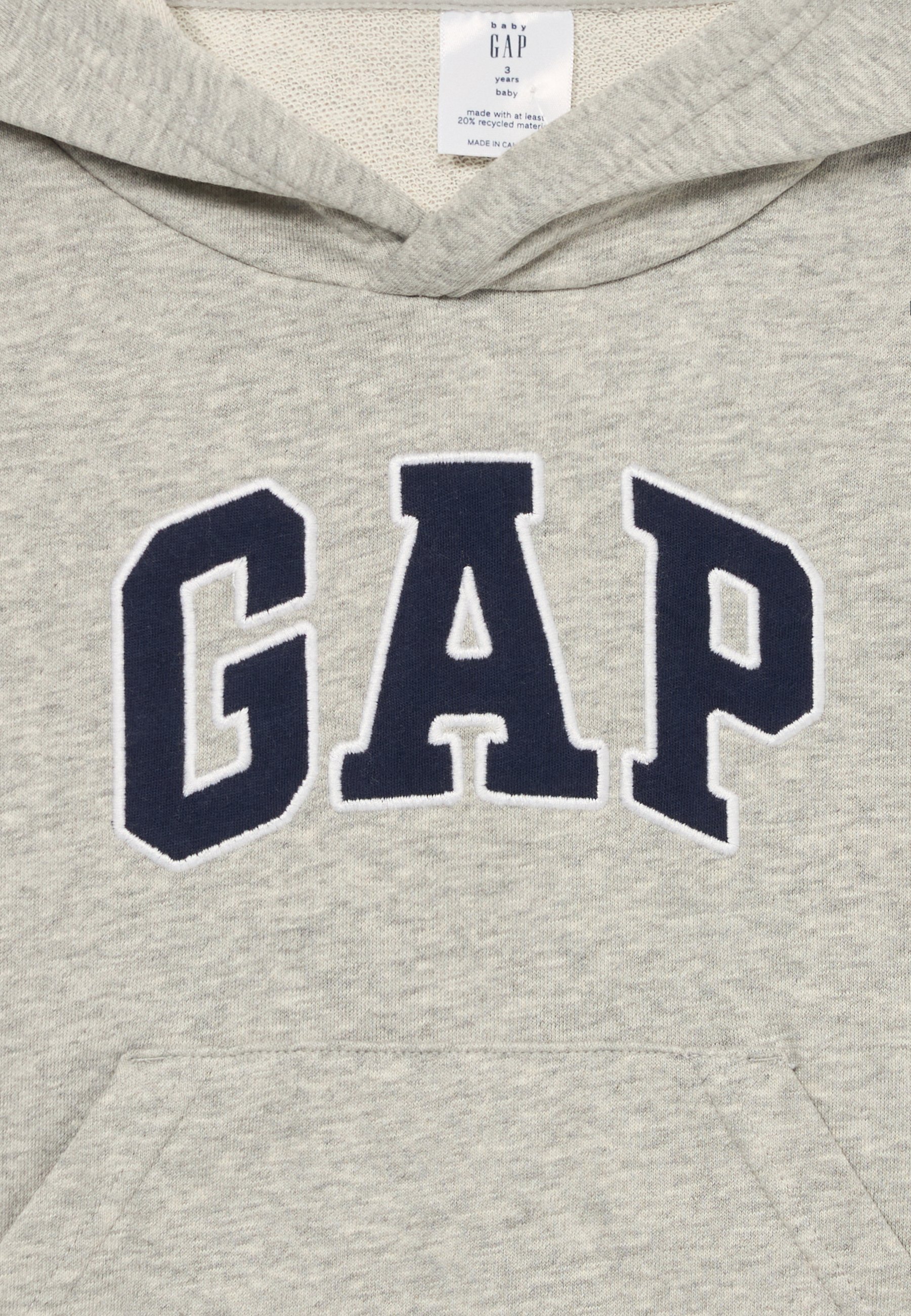 GAP LOGO TODDLER BOY - Hoodie - lichtgrijs gemêleerd b08