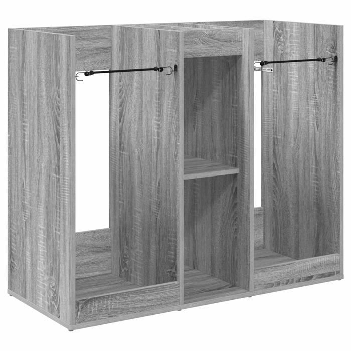Armario para guardar material de golf - vidaXL - Gris Sonoma - 102x45x85,5 cm - Gran capacidad de almacenamiento