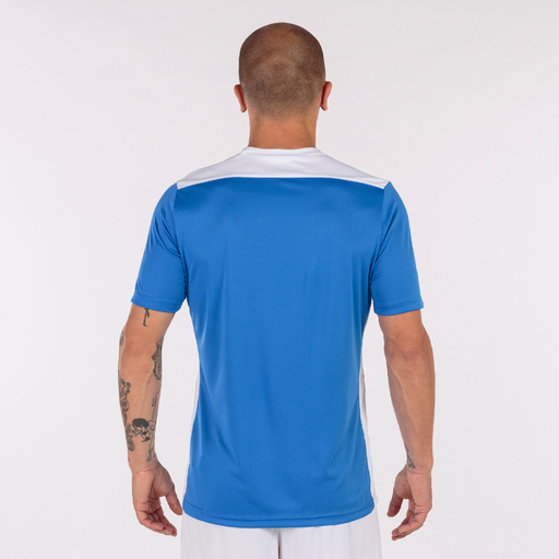 Camiseta Manga Corta Joma Championship Vi Royal Blanco