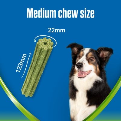 Purina Dentalife ActivFresh Petiscos Diários para Higiene Dental de Cães de Porte Médio