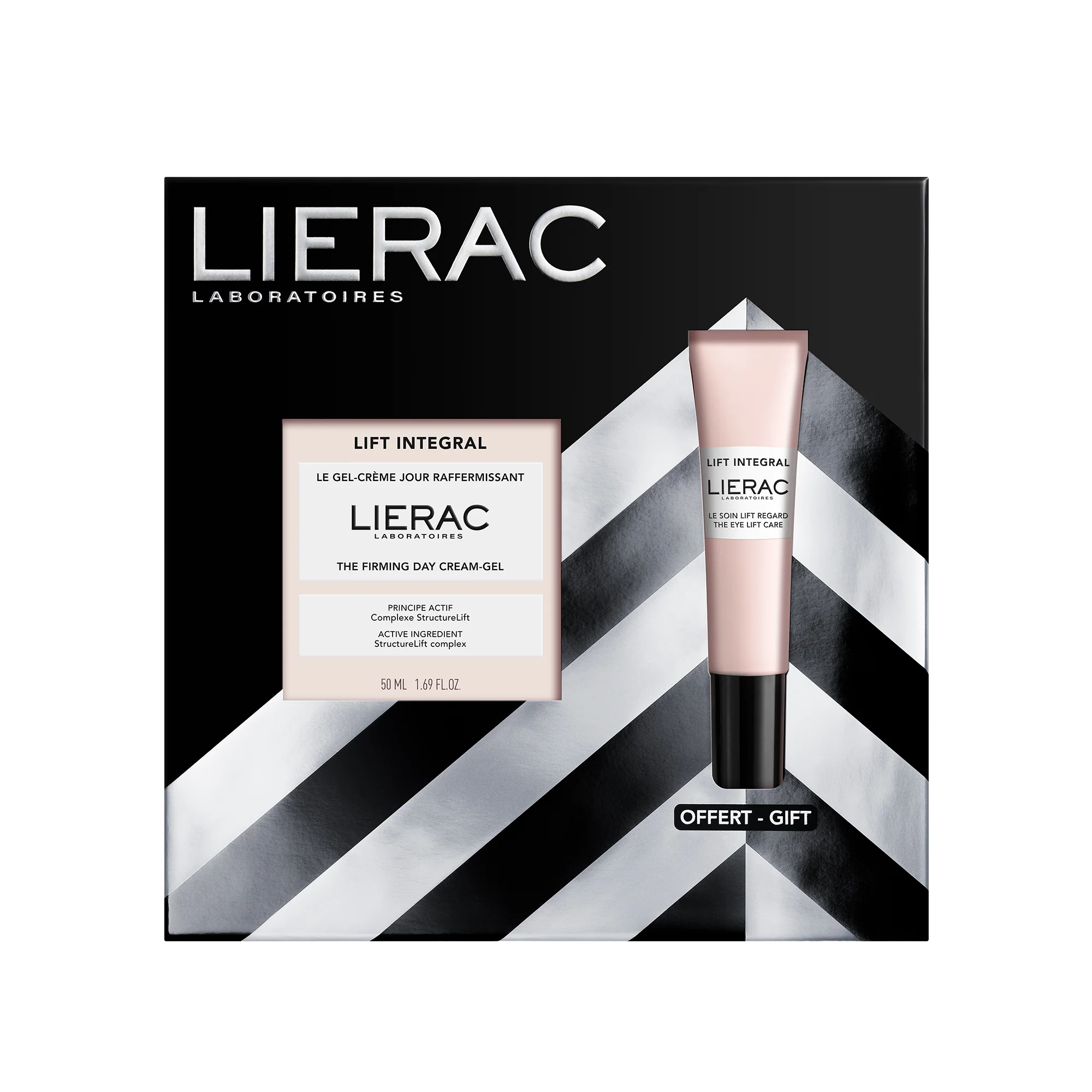 Lift Integral Coffret Natale Gel-Crema Giorno + Lift Integral Occhi - Cofanetto Antirughe, Gel viso antirughe