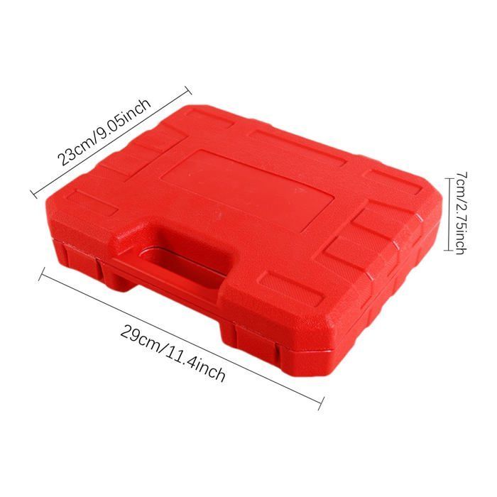 Kit di riempimento del liquido di raffreddamento - 1 pezzo - Strumento di spurgo del radiatore a vuoto - Adatto per auto - Rosso Cuneary