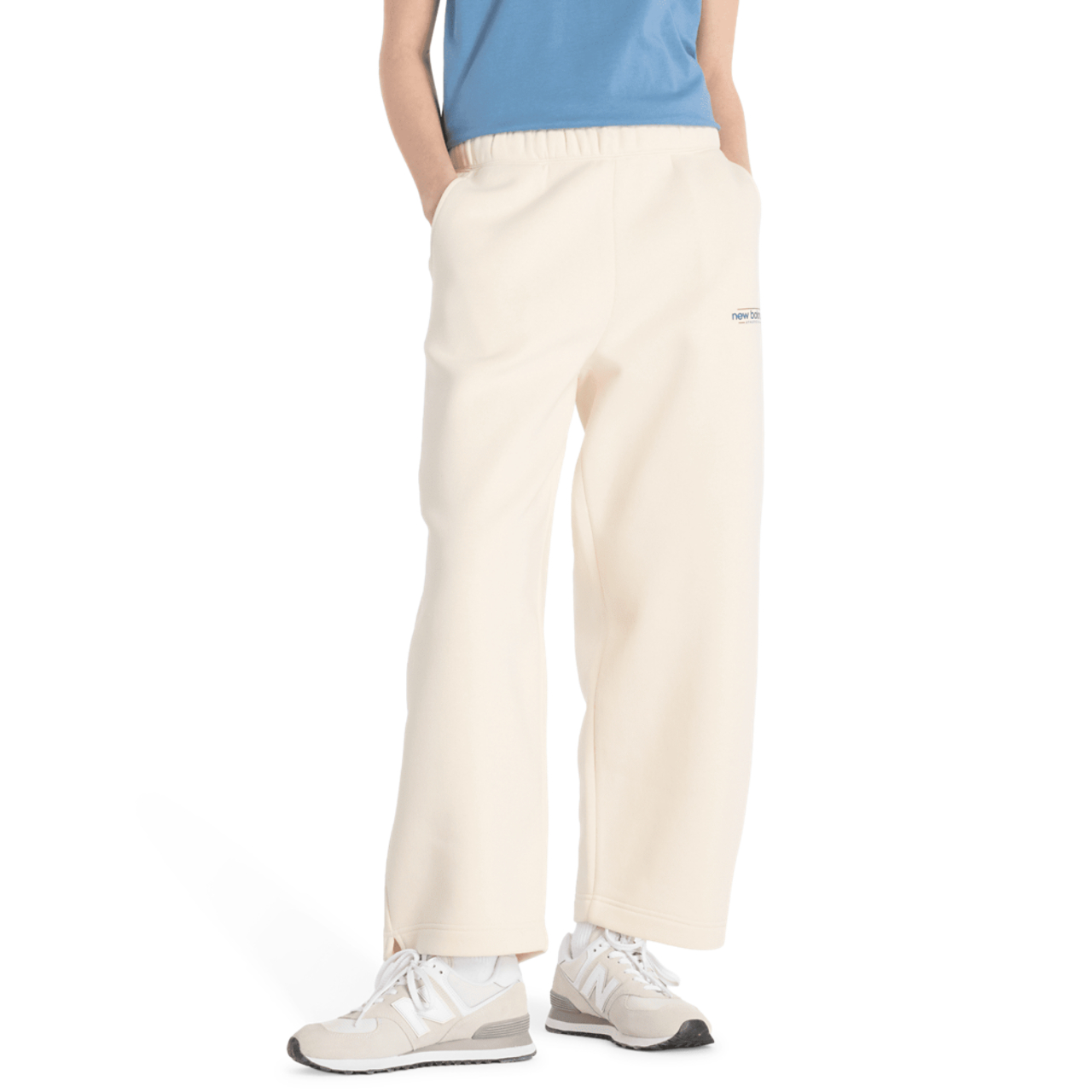 New Balancen uudelleenkuvitellut fleece-tynnyrihousut
