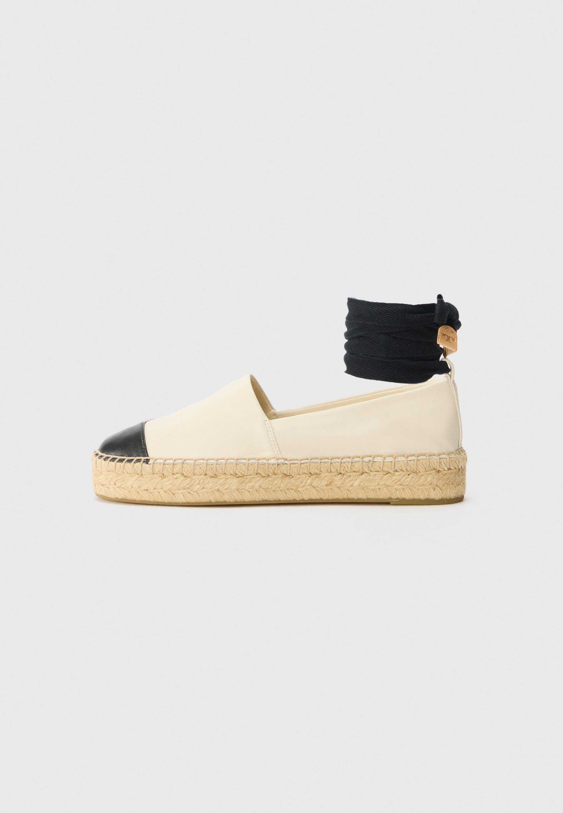 Espadrillas Tory Burch - crema chiaro/nero perfetto