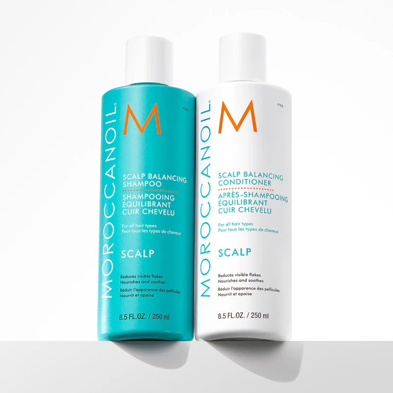 Condicionador para couro cabeludo Moroccanoil, condicionador calmante para couro cabeludo oleoso.