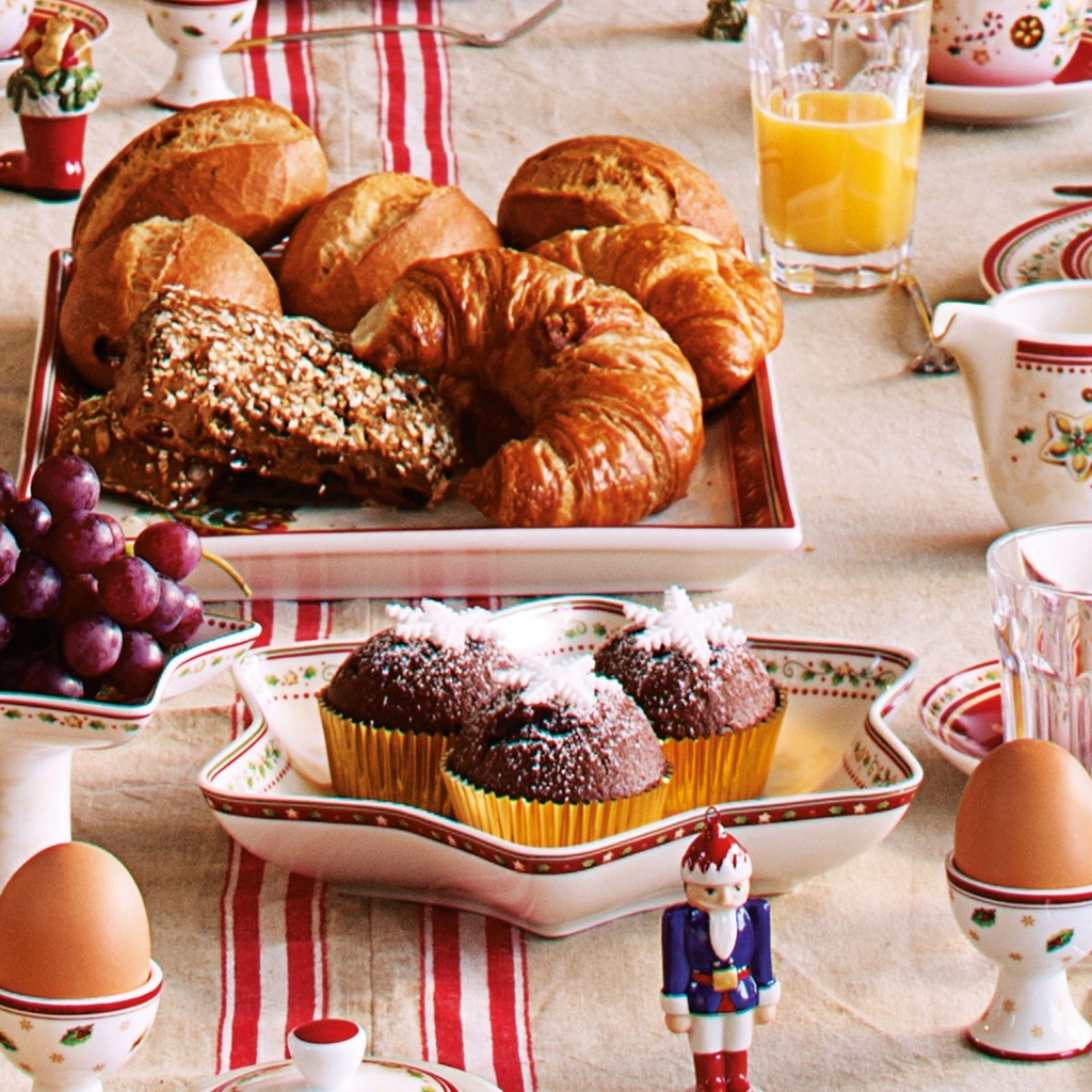 Villeroy & Boch Star bļoda, vidēja izmēra, koks, ziemas konditorejas prieks - 1 gab.