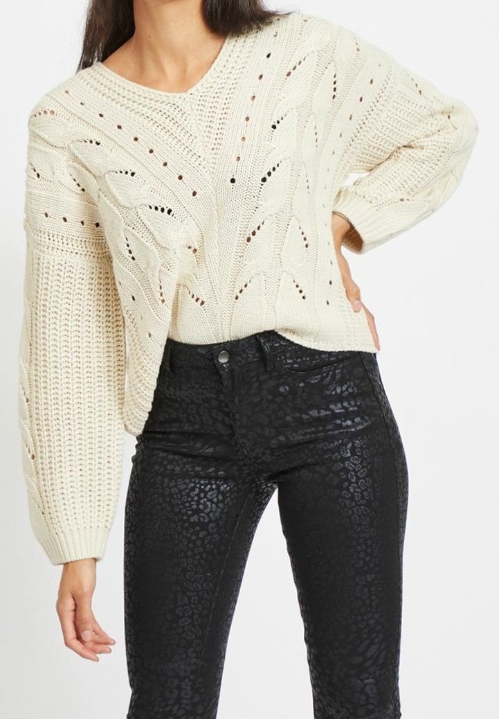 VILA Džemper - bež