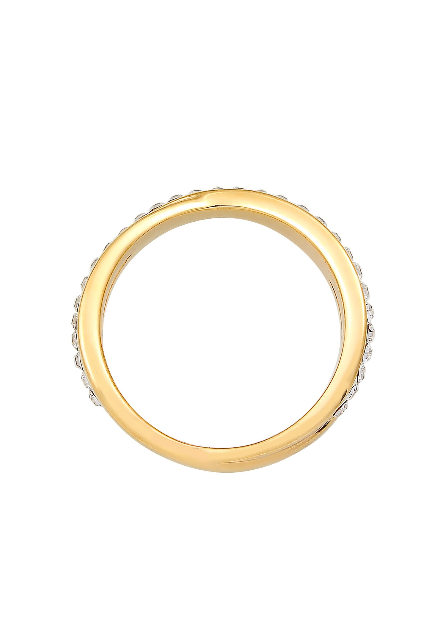 Elli Femme d'Emballage Élégant avec Cristaux en Argent Sterling 925