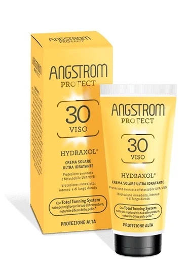 ANGSTROM PROTECT Protetor solar ultra hidratante Angstrom FPS 30 para o rosto 50 ml com complexo triplo hidratante