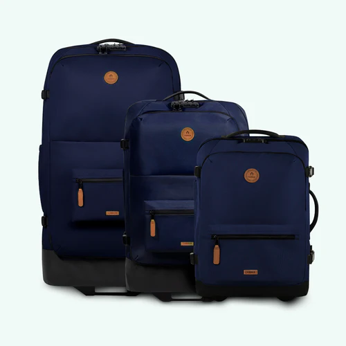 Cabaia Set de 3 valises Reykjavik Bleu marine