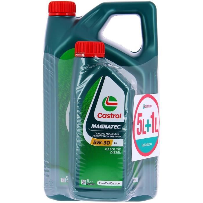 Aceite de motor - CASTROL MAGNATEC - 5W-30 C2 - 5L+1L - Oferta especial