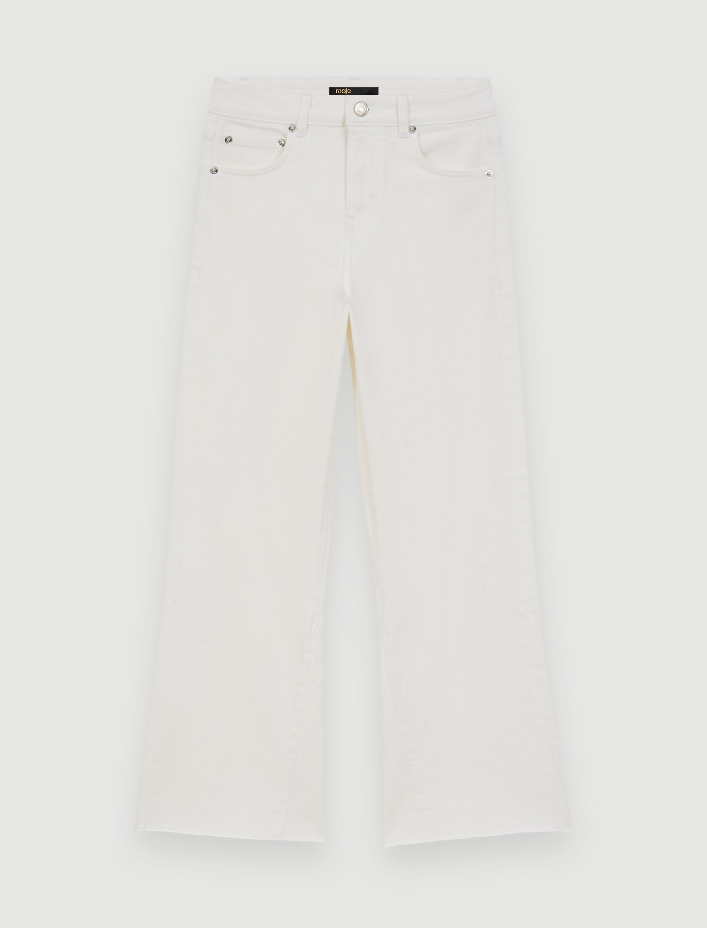 Rechte witte jeans - Wit