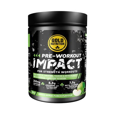 GOLDNUTRITION Pre-Working Energy Boost Green Apple Impact 400g 400g