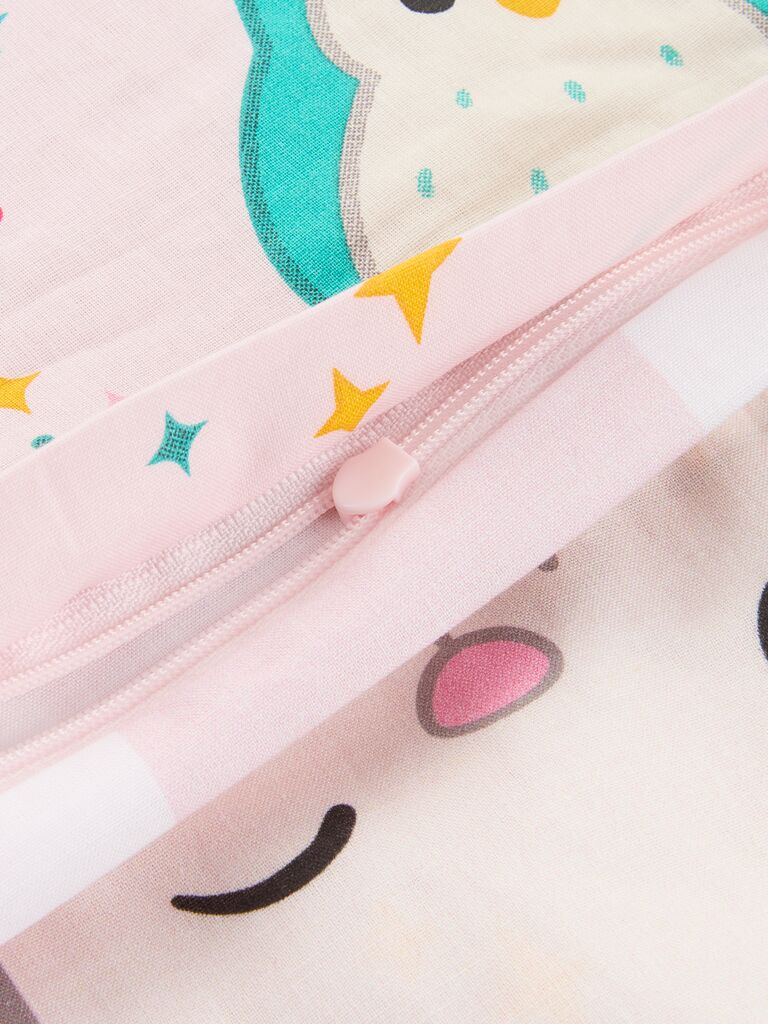 SQUISHMALLOWS patalynės komplektas 140x200 rožinė