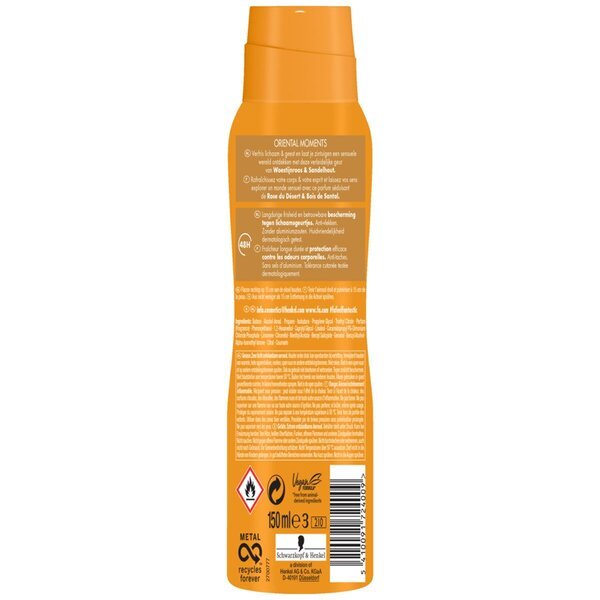 „Fa Oriental Moments“ dezodorantas purškiklis, 150 ml