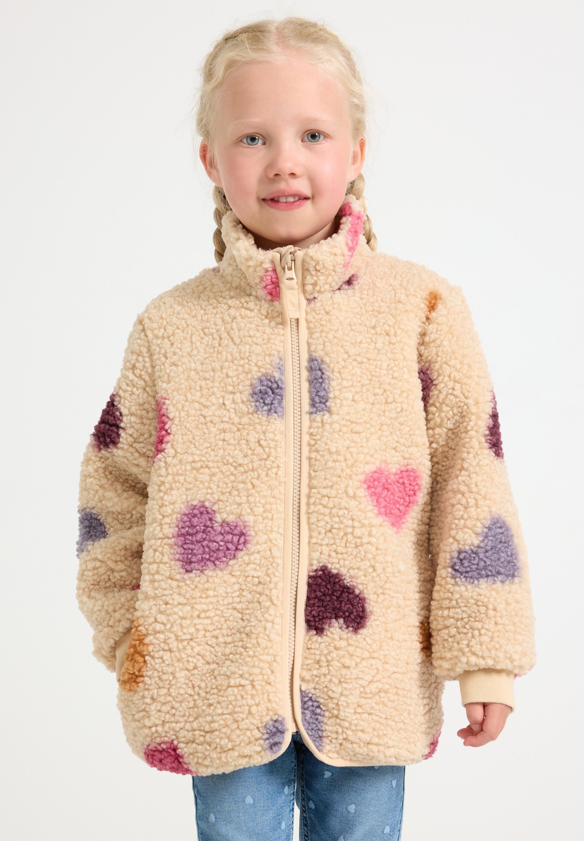 Lindex JACKET PILE - Fleecejack - licht stoffig lila