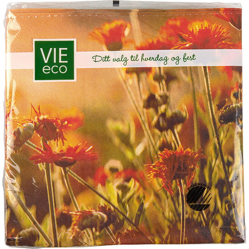 Vie Home Servietten, 20er-Pack, 33 x 33 cm, Spätsommer