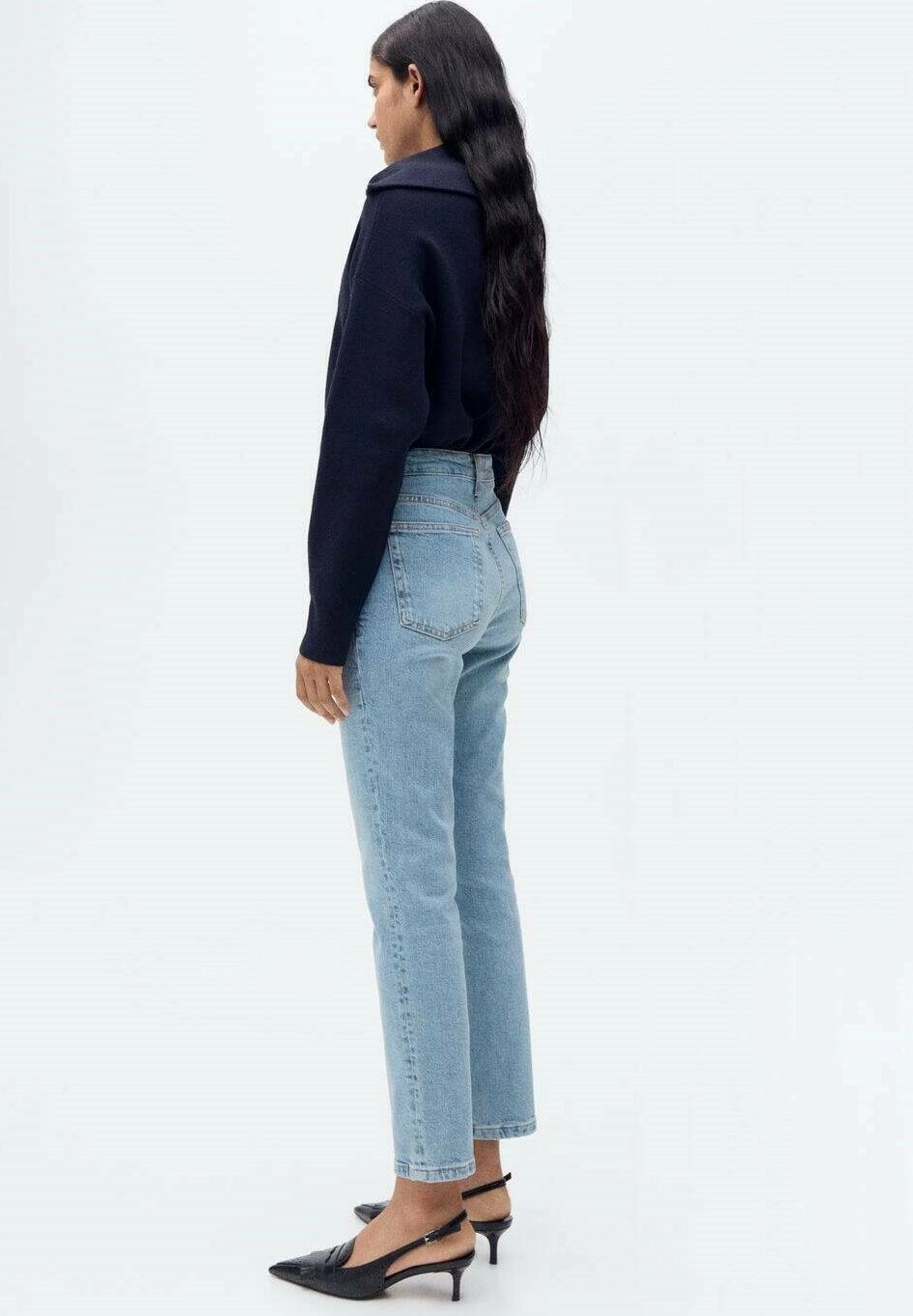 Mango jeans met rechte pijpen - blauw