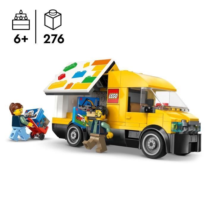 LEGO City 60500 Le Van LEGO - Jeu de Construction pour Garçon of Fille des 6 ans - Cadeau
