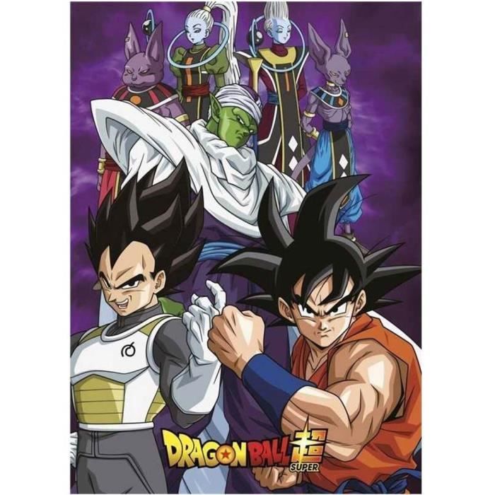 Fleece blanket - DRAGON BALL Z - 100 x 140 cm - Multicoloured - Machine washable - Microfibre